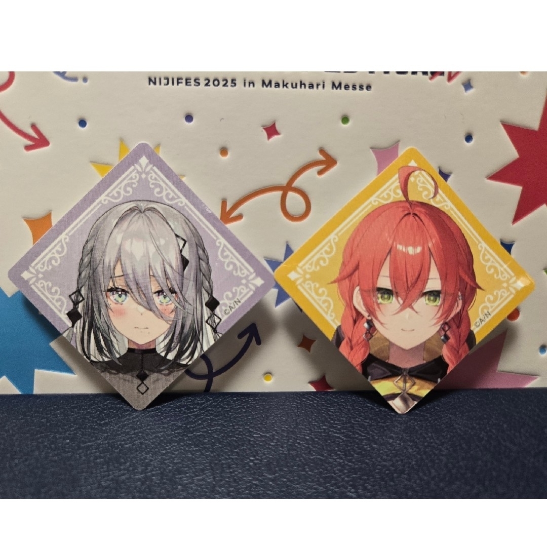 にじさんじ(ニジサンジ)の【にじストア3周年メモリアルグッズ】特典プチステッカー エンタメ/ホビーのおもちゃ/ぬいぐるみ(キャラクターグッズ)の商品写真