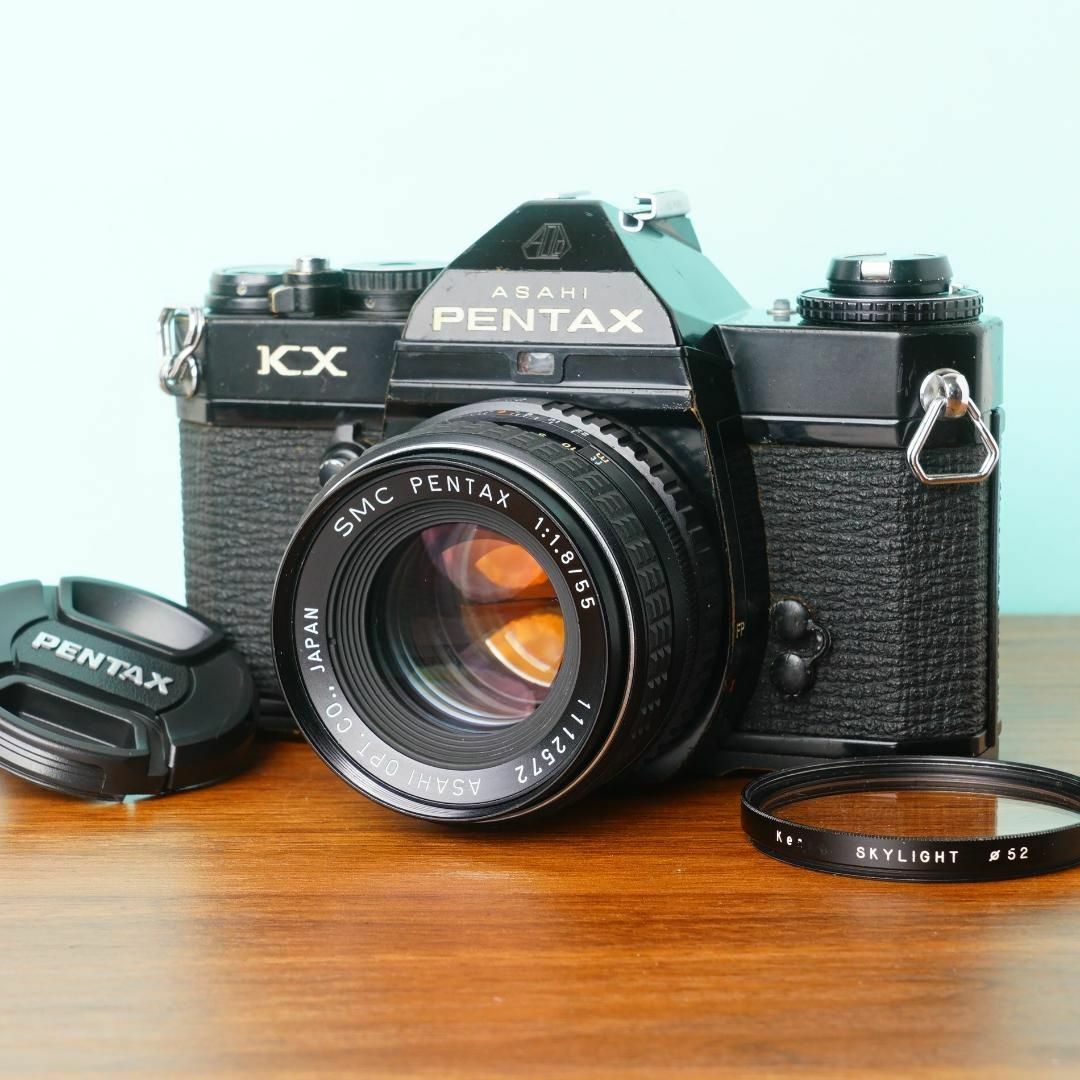 PENTAX - 完動品◎ペンタックス KX ブラック 55mm F1.8 06/72の PENTAX - 完動品◎ペンタックス KX ブラック 55mm F1.8 06/72の