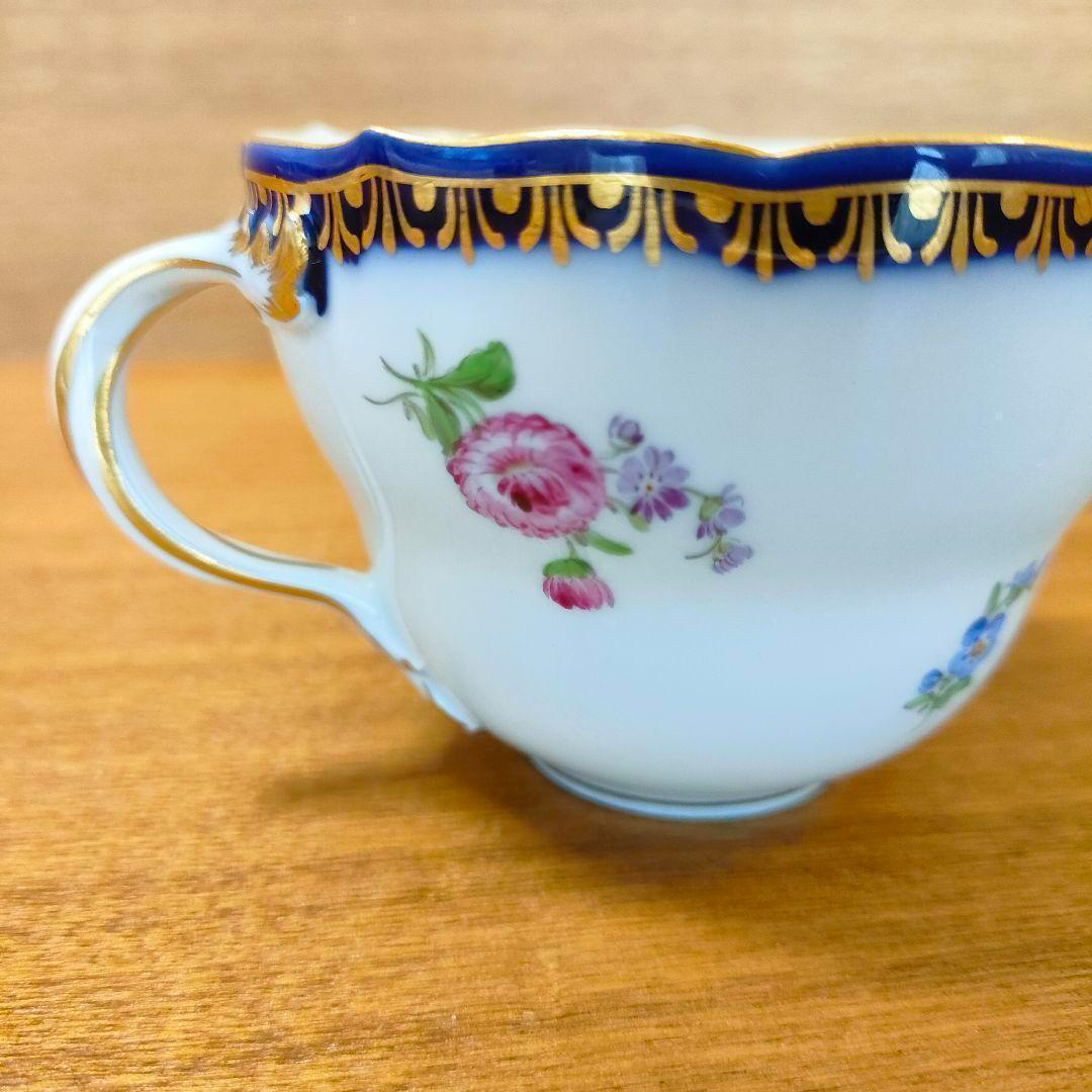 MEISSEN - 美品 ☆ Meissen マイセン Aカンテ カップ 金彩 MEISSEN - 美品 ☆ Meissen マイセン Aカンテ カップ 金彩