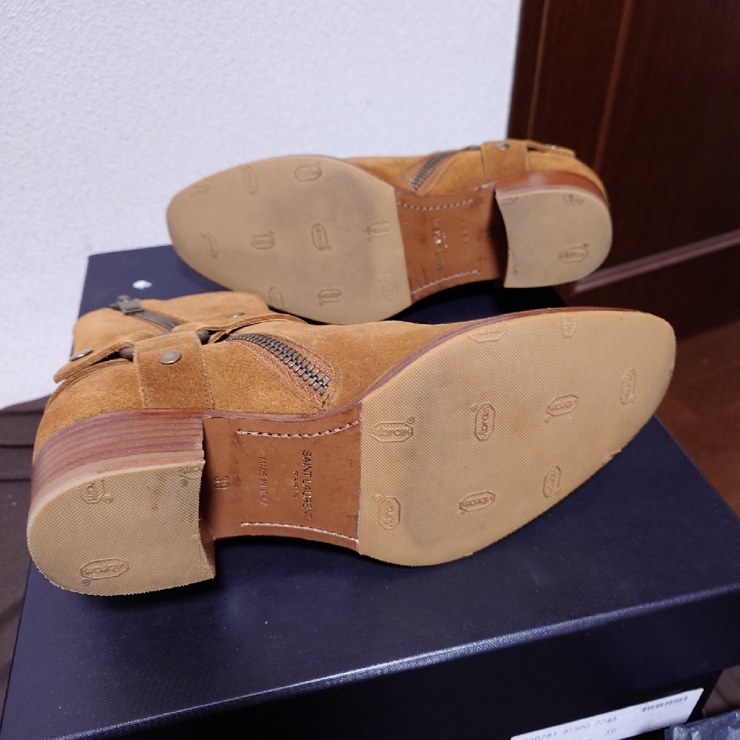 サンローランパリ 13AW リングブーツ 39 ジャケットブルゾン サンローランパリ 13AW リングブーツ 39 ジャケットブルゾン