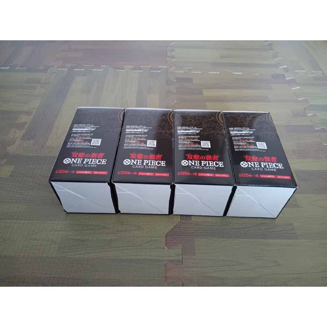 ONE PIECE - 双璧の覇者 4BOX 新品未開封テープ付の通販 by れん ONE PIECE - 双璧の覇者 4BOX 新品未開封テープ付の通販 by れん