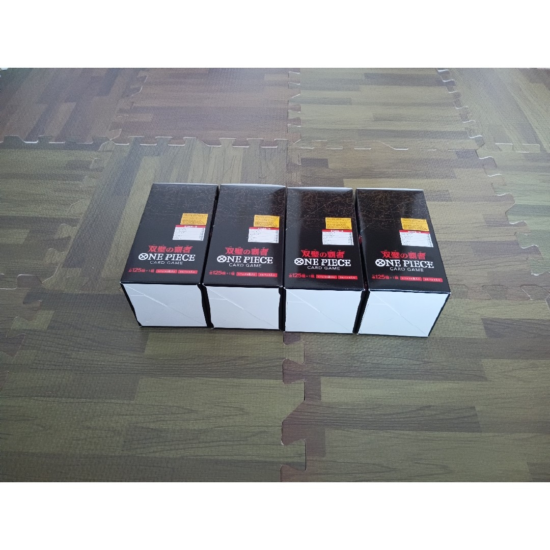 ONE PIECE - 双璧の覇者 4BOX 新品未開封テープ付の通販 by れん ONE PIECE - 双璧の覇者 4BOX 新品未開封テープ付の通販 by れん