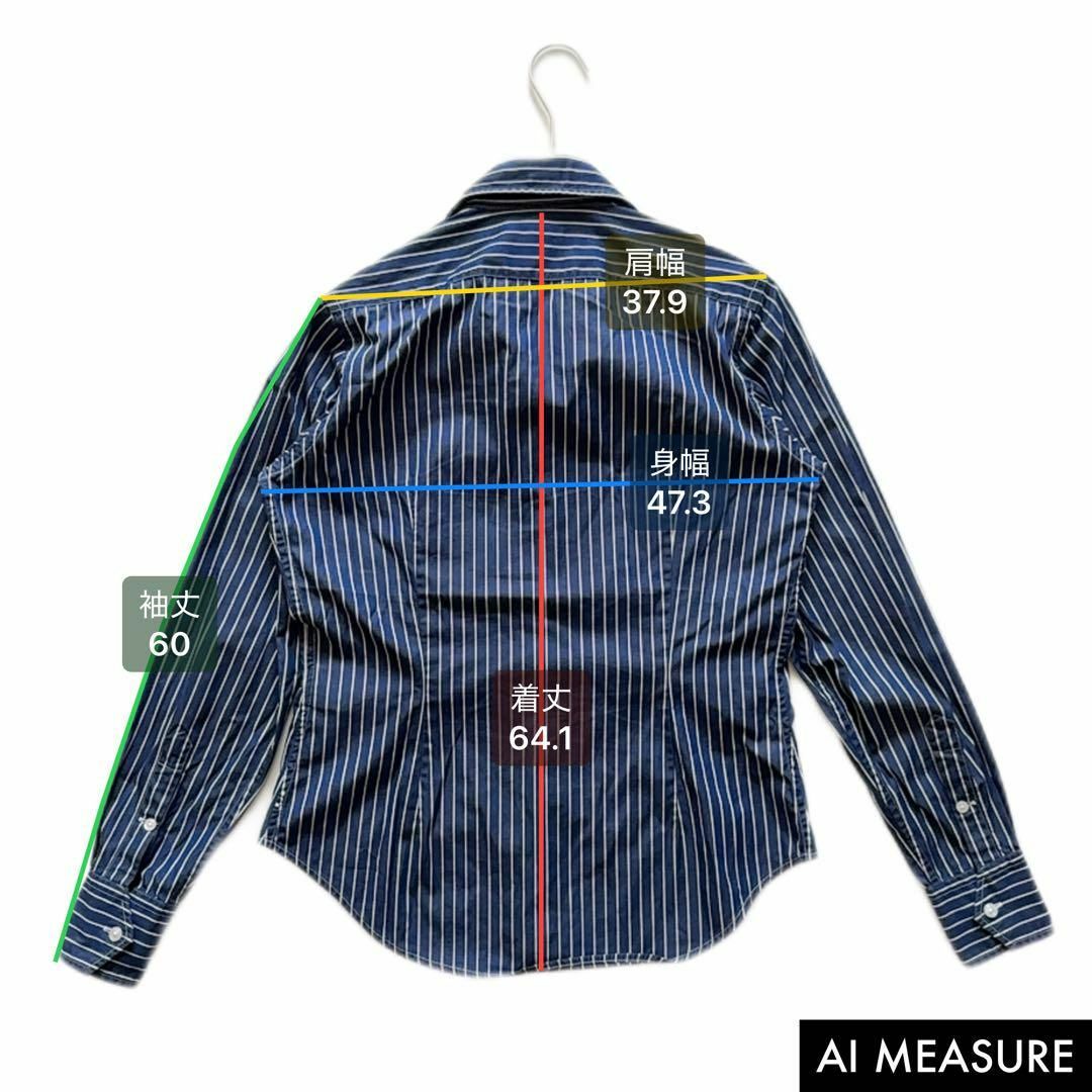 POLO RALPH LAUREN - ラルフローレン ブルーストライプシャツ POLO RALPH LAUREN - ラルフローレン ブルーストライプシャツ