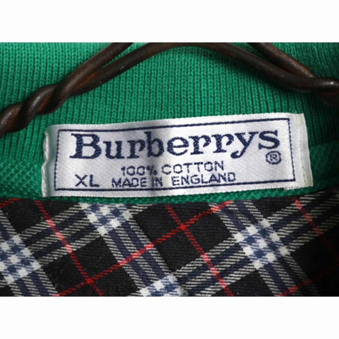 90s イギリス製 バーバリー 鹿の子 半袖 ポロシャツ メンズ XL 90s イギリス製 バーバリー 鹿の子 半袖 ポロシャツ メンズ XL