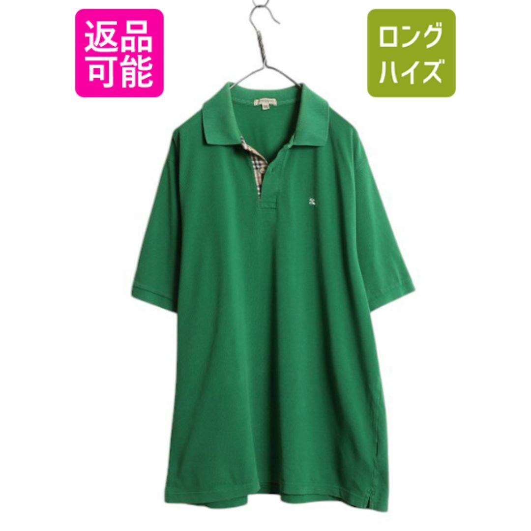 バーバリー ロンドン 鹿の子 半袖 ポロシャツ メンズ XXL 半袖 バーバリー ロンドン 鹿の子 半袖 ポロシャツ メンズ XXL 半袖