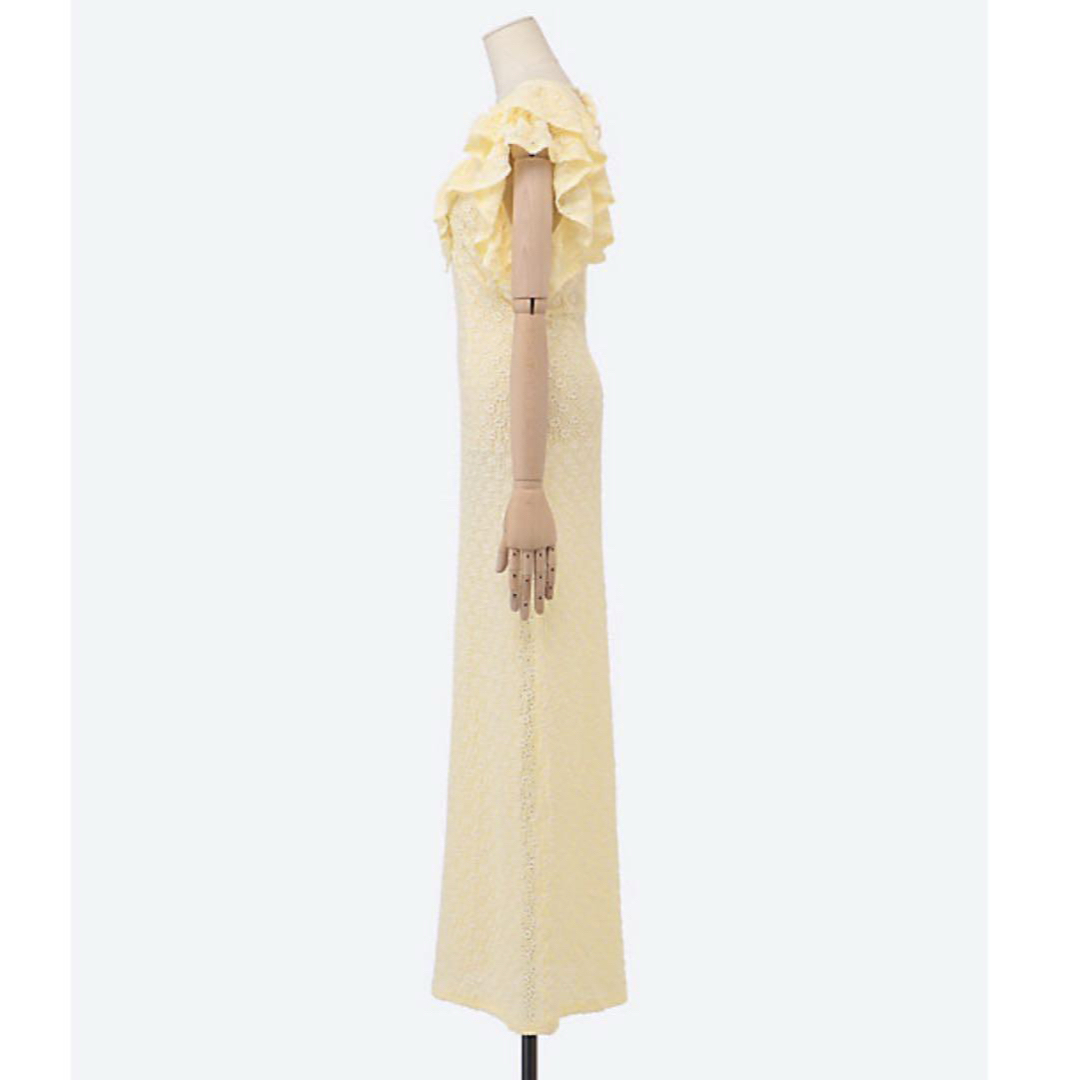 Verybrain - verybrain Shirring Lace V-neck Dressの通販 by Verybrain - verybrain Shirring Lace V-neck Dressの通販 by