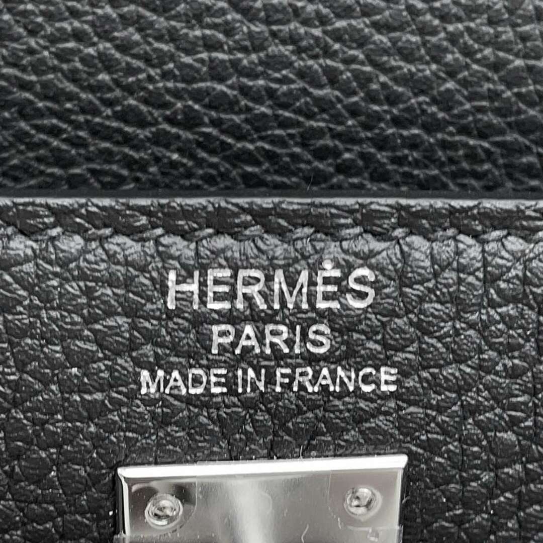 HERMES - エルメス ハンドバッグ ケリー25 内縫い ブラック HERMES - エルメス ハンドバッグ ケリー25 内縫い ブラック