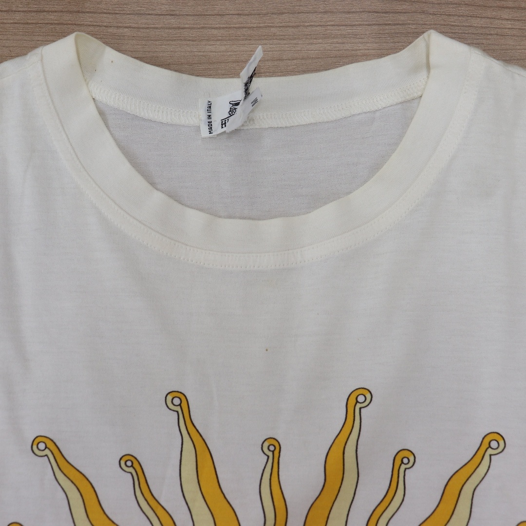 HERMES - ITQL5I0E1NHH HERMES エルメス 太陽 ボーダー Tシャツ HERMES - ITQL5I0E1NHH HERMES エルメス 太陽 ボーダー Tシャツ