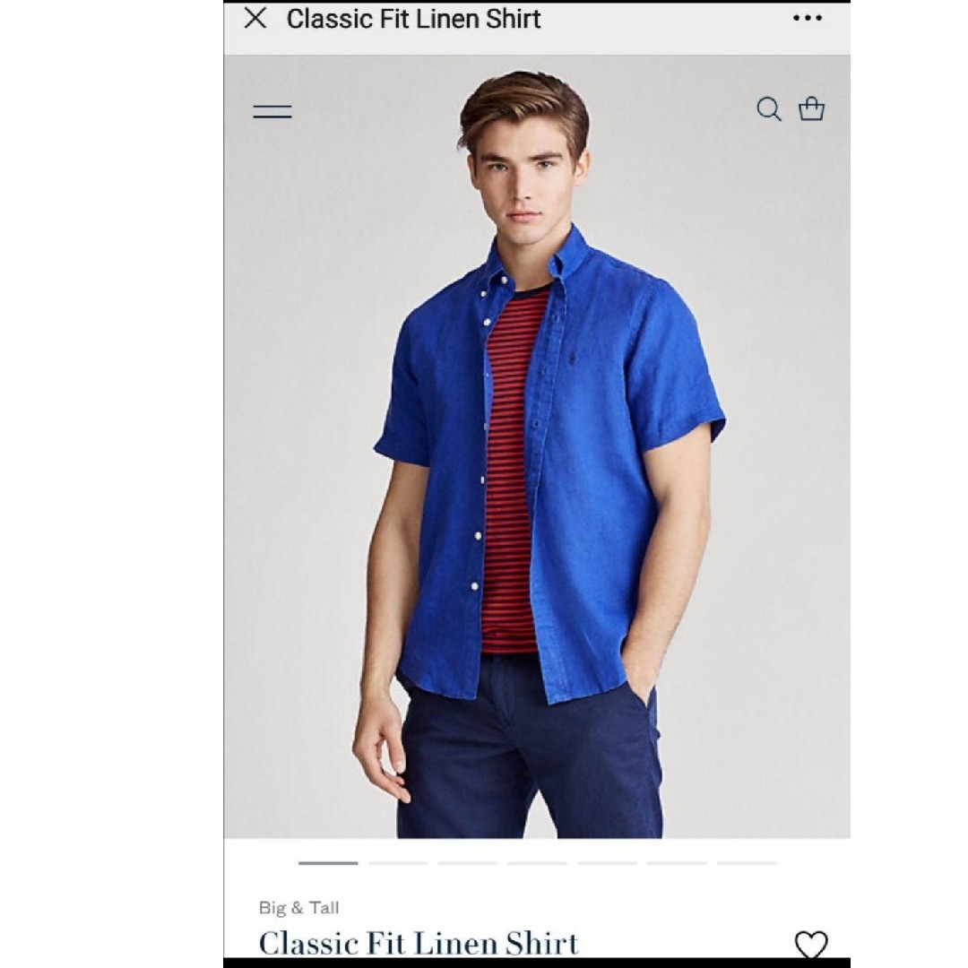 POLO RALPH LAUREN - ラルフローレン 半袖シャツ メンズの通販 POLO RALPH LAUREN - ラルフローレン 半袖シャツ メンズの通販