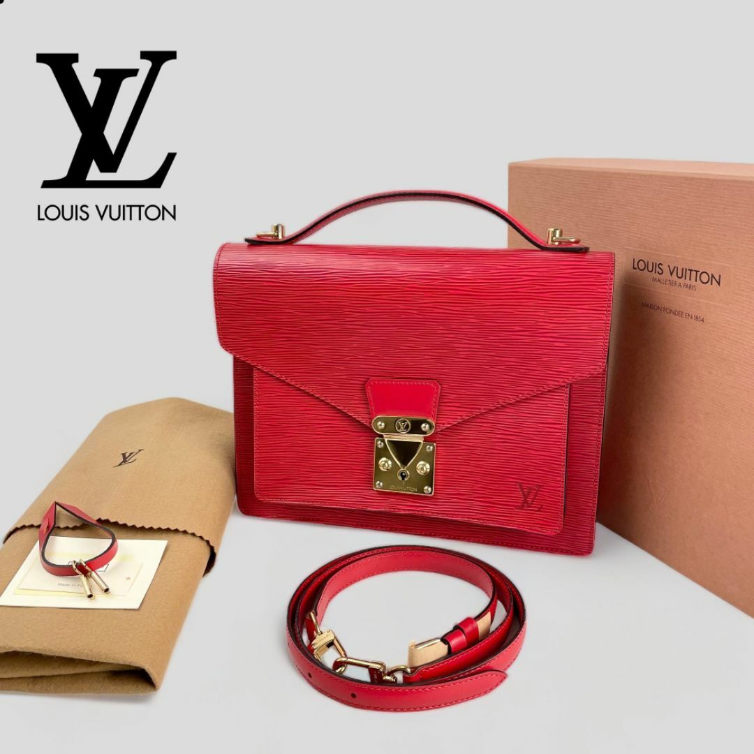 LOUIS VUITTON - 新品□ルイ ヴィトン□ エピ モンソー 2WAY LOUIS VUITTON - 新品□ルイ ヴィトン□ エピ モンソー 2WAY
