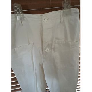 新品未使用】deres デレス セカンドステップパンツ ホワイト 新品未使用】deres デレス セカンドステップパンツ ホワイト