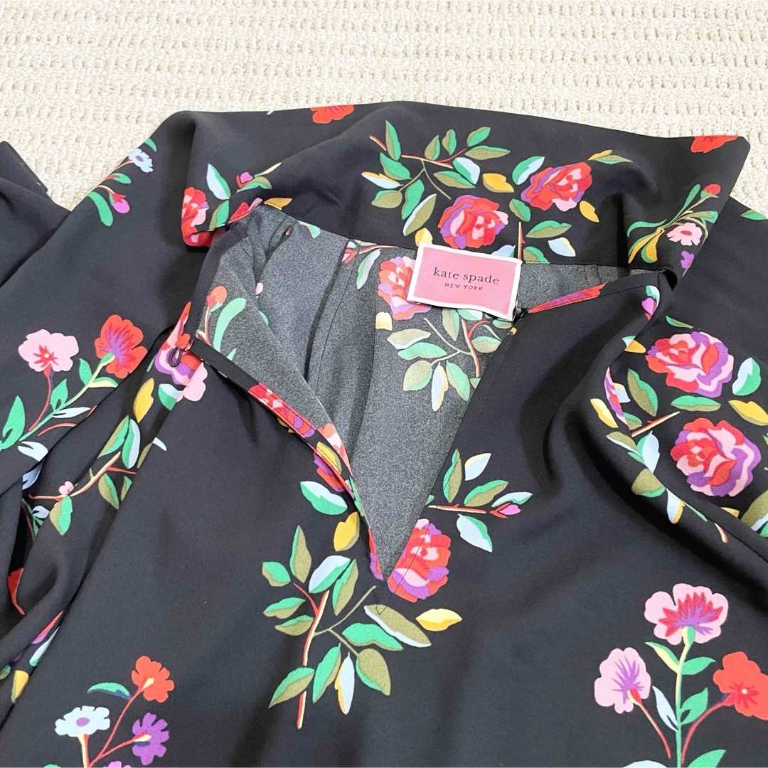 kate spade NEW YORK - サイズM ケイトスペード花柄 ボウタイ kate spade NEW YORK - サイズM ケイトスペード花柄 ボウタイ
