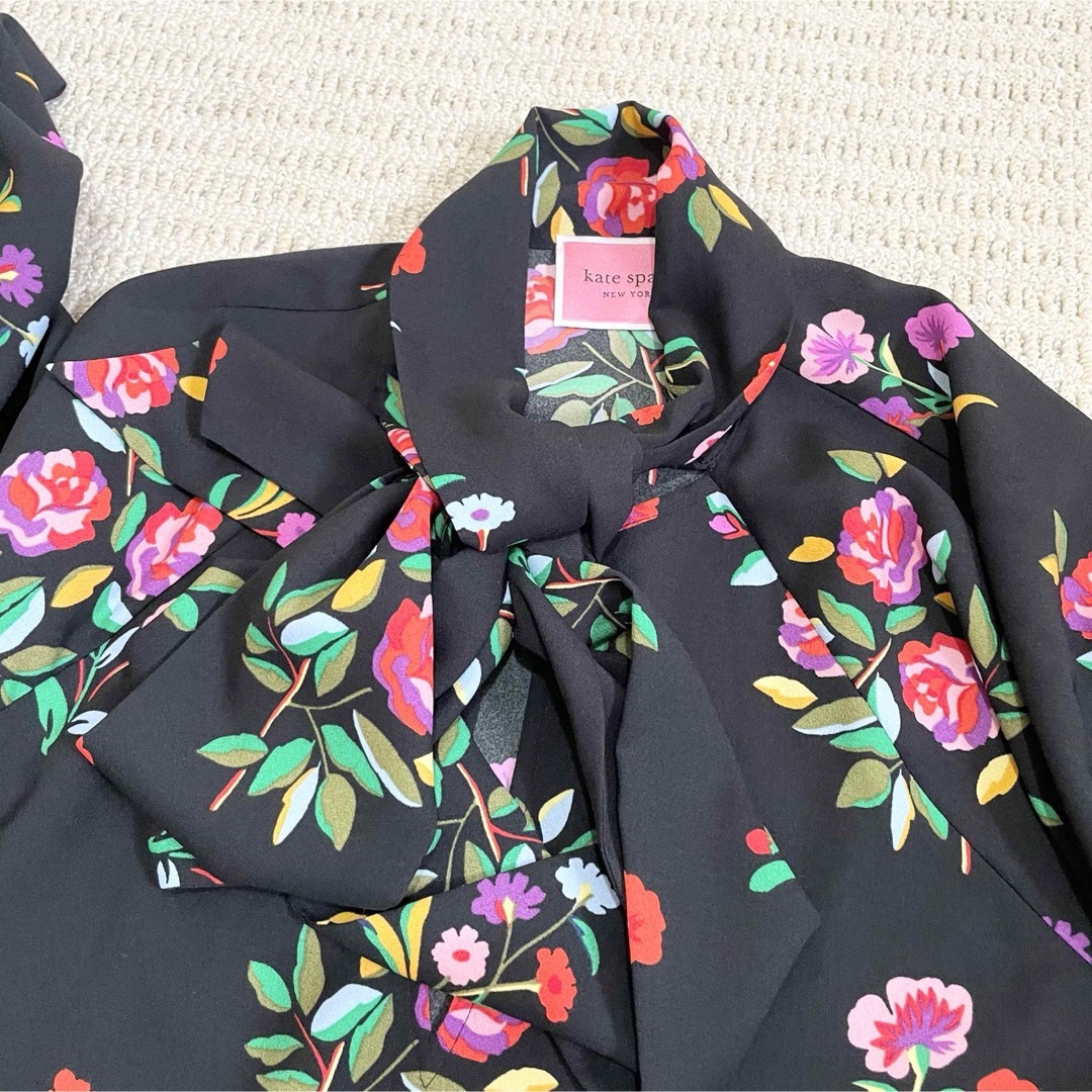kate spade NEW YORK - サイズM ケイトスペード花柄 ボウタイ kate spade NEW YORK - サイズM ケイトスペード花柄 ボウタイ