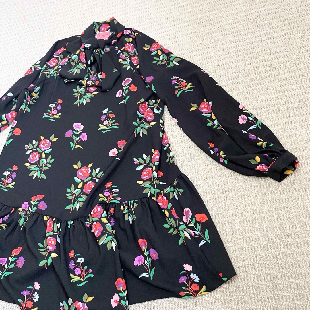 kate spade NEW YORK - サイズM ケイトスペード花柄 ボウタイ kate spade NEW YORK - サイズM ケイトスペード花柄 ボウタイ