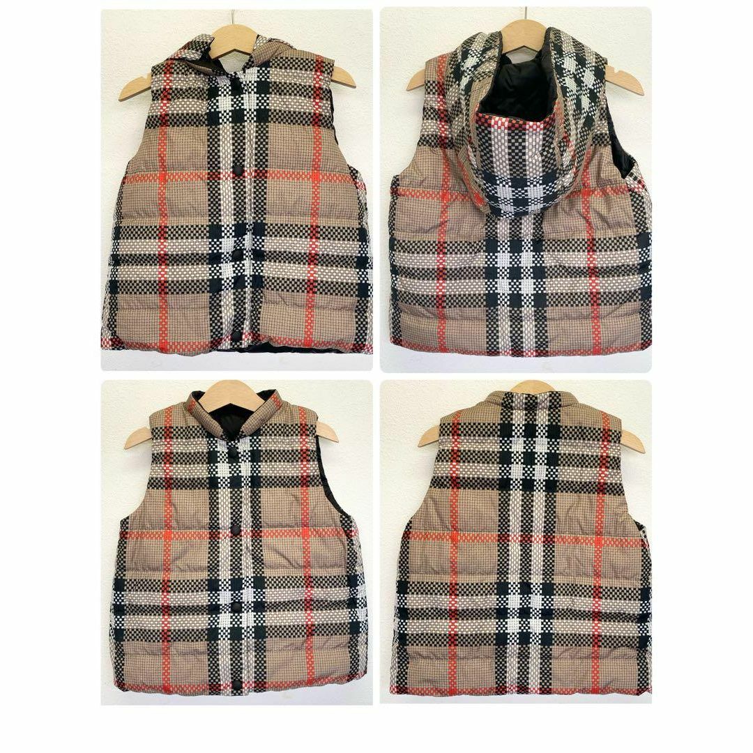 BURBERRY - 4551 美品 バーバリーキッズ リバーシブル ダウン BURBERRY - 4551 美品 バーバリーキッズ リバーシブル ダウン