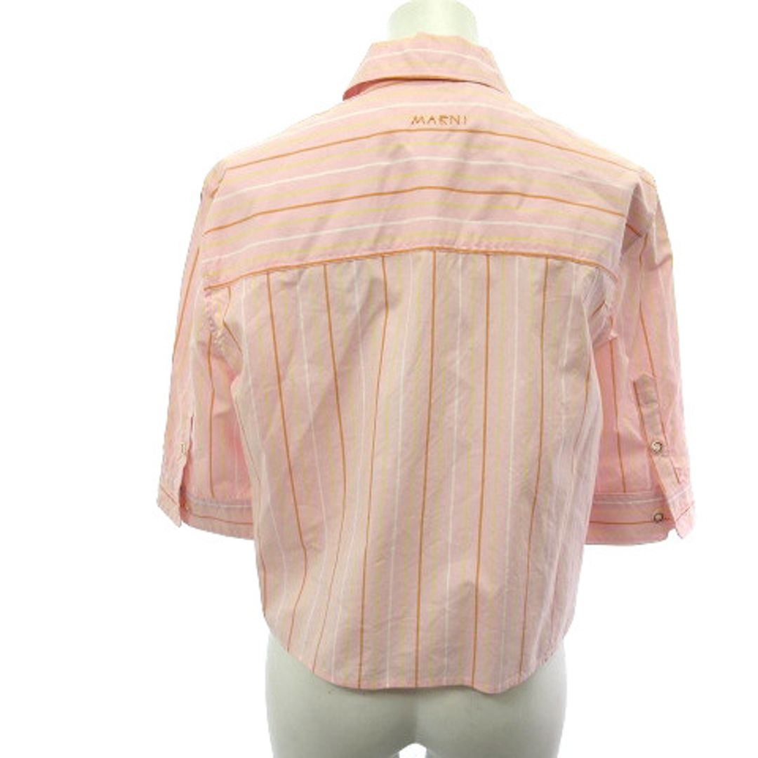 MARNI - マルニ MARNI 24SS シャツ ブラウス 半袖 ストライプ MARNI - マルニ MARNI 24SS シャツ ブラウス 半袖 ストライプ