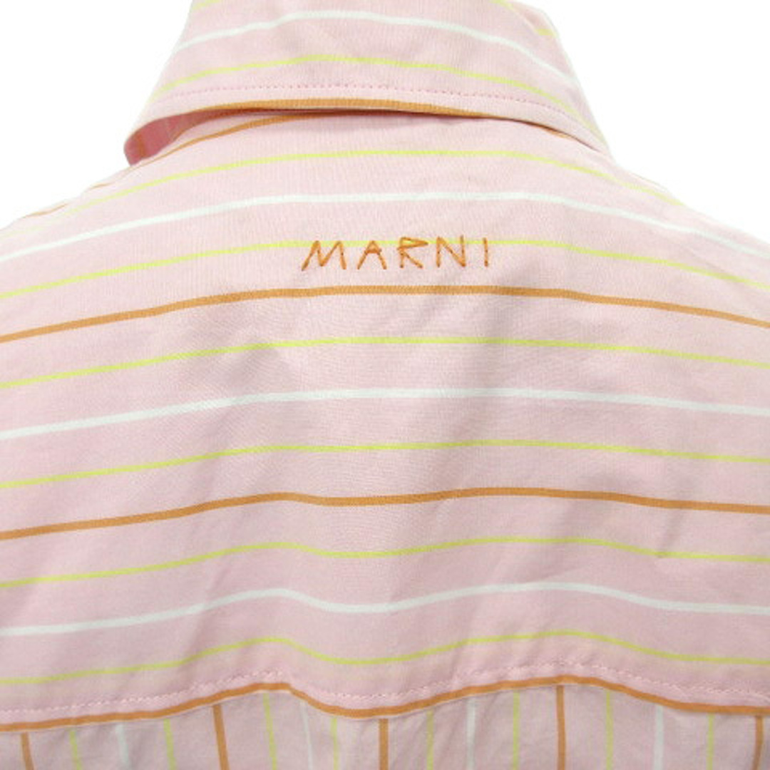 MARNI - マルニ MARNI 24SS シャツ ブラウス 半袖 ストライプ MARNI - マルニ MARNI 24SS シャツ ブラウス 半袖 ストライプ