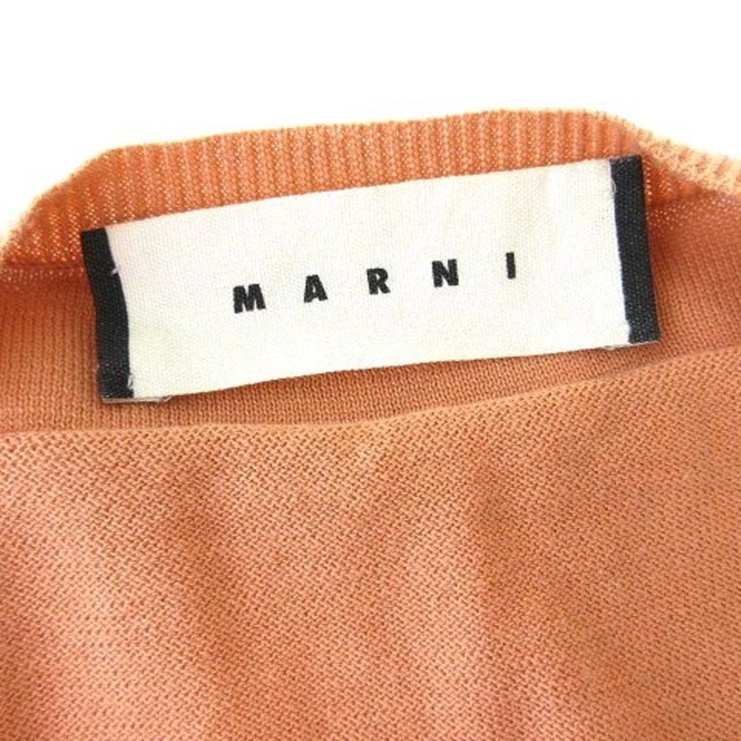 MARNI - マルニ カーディガン 長袖 ベーシック オレンジ 38 の MARNI - マルニ カーディガン 長袖 ベーシック オレンジ 38 の