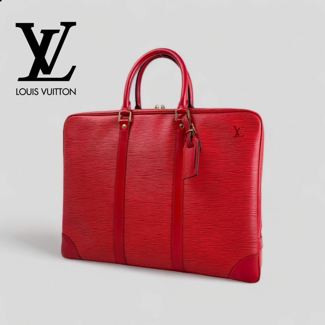 LOUIS VUITTON - □ルイ ヴィトン□ エピ ポルトドキュマン LOUIS VUITTON - □ルイ ヴィトン□ エピ ポルトドキュマン