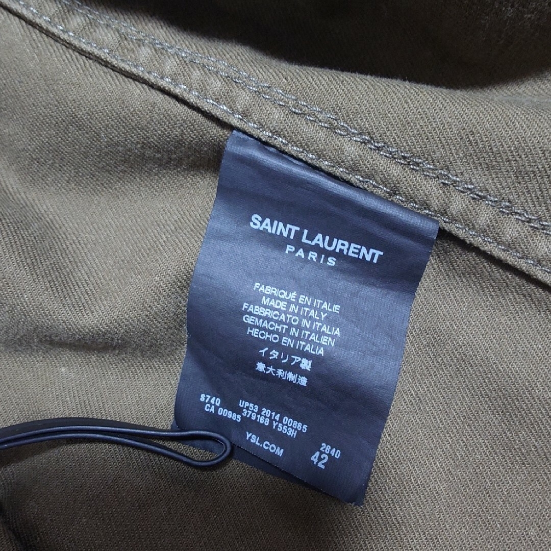 SAINT LAURENT - サンローランパリ ミリタリーシャツジャケット SAINT LAURENT - サンローランパリ ミリタリーシャツジャケット