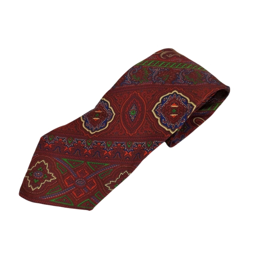 ETRO - ETRO(エトロ) 総柄 シルクネクタイ メンズ ファッション ETRO - ETRO(エトロ) 総柄 シルクネクタイ メンズ ファッション