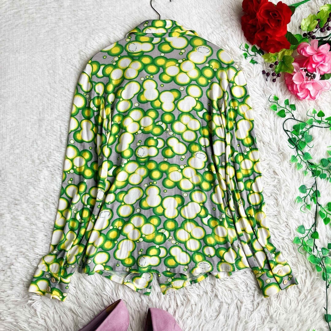 特売 FENDI - FENDI フェンディ☆ロゴ総柄 ストレッチ 長袖シャツ シャツ+ブラウス(長袖+七分)