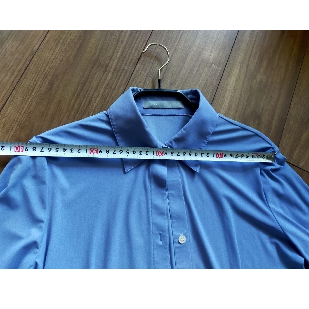 Theory luxe - 【theory luxe】 水色 シャツ レディース 40の Theory luxe - 【theory luxe】 水色 シャツ レディース 40の