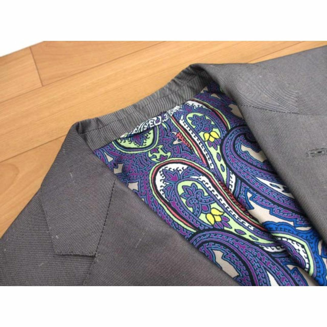 ETRO - 美品 エトロ ETRO シルク光沢 2Bシングル ドレススーツ ETRO - 美品 エトロ ETRO シルク光沢 2Bシングル ドレススーツ