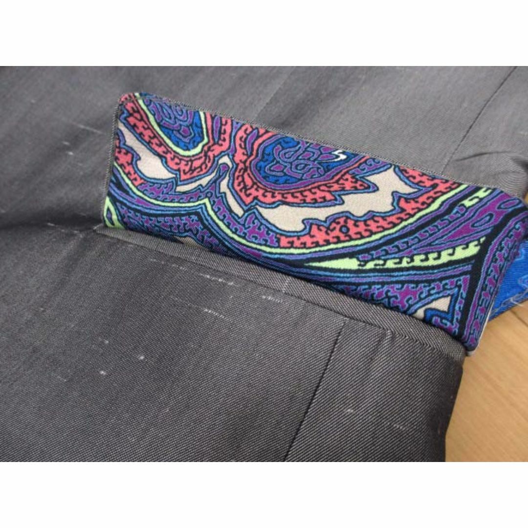 ETRO - 美品 エトロ ETRO シルク光沢 2Bシングル ドレススーツ ETRO - 美品 エトロ ETRO シルク光沢 2Bシングル ドレススーツ