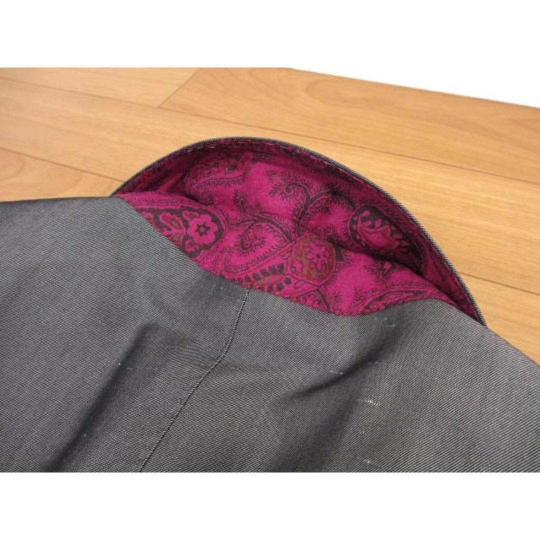 ETRO - 美品 エトロ ETRO シルク光沢 2Bシングル ドレススーツ ETRO - 美品 エトロ ETRO シルク光沢 2Bシングル ドレススーツ