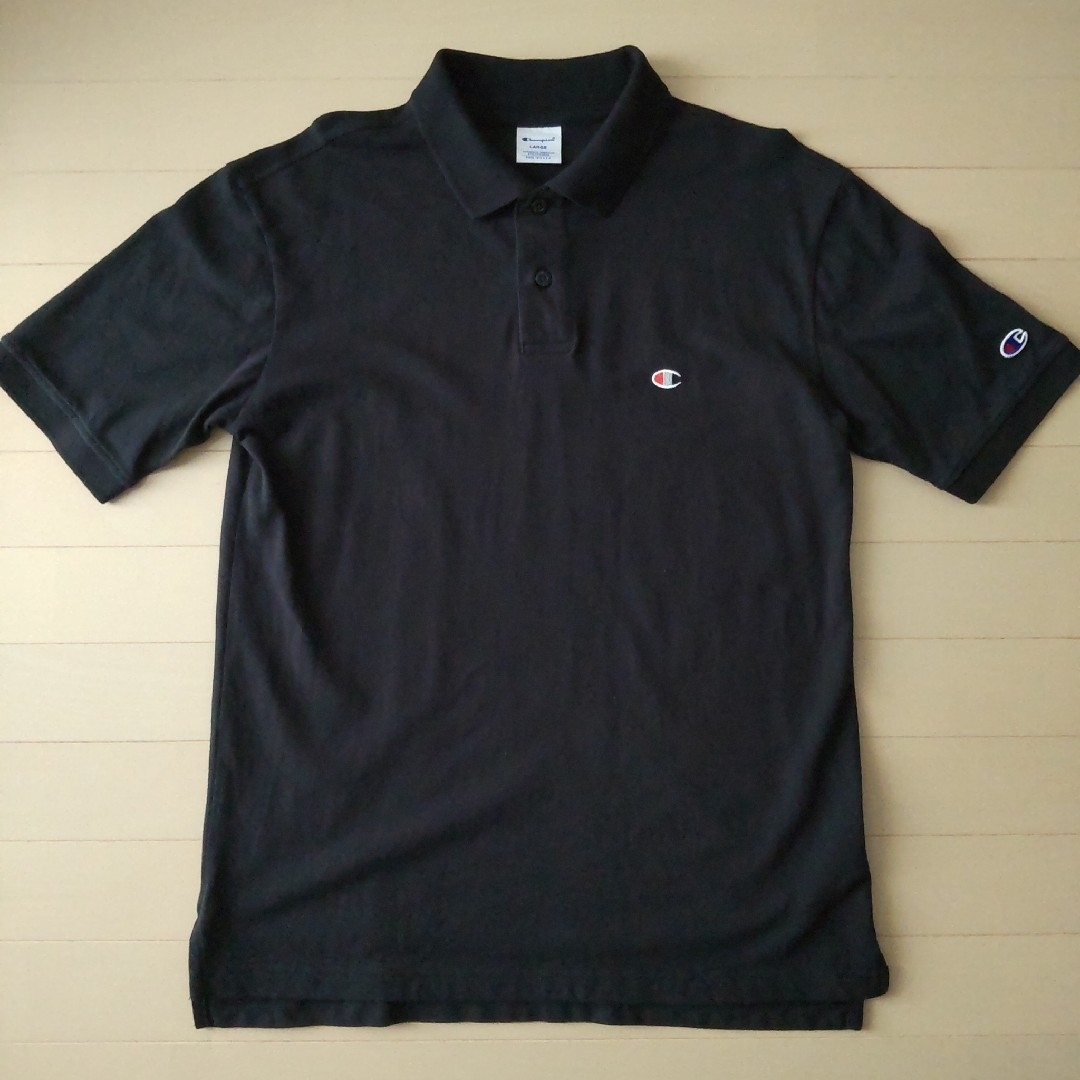 Champion - チャンピオン ポロシャツ ブラック L C3-Z358Zの通販 Champion - チャンピオン ポロシャツ ブラック L C3-Z358Zの通販