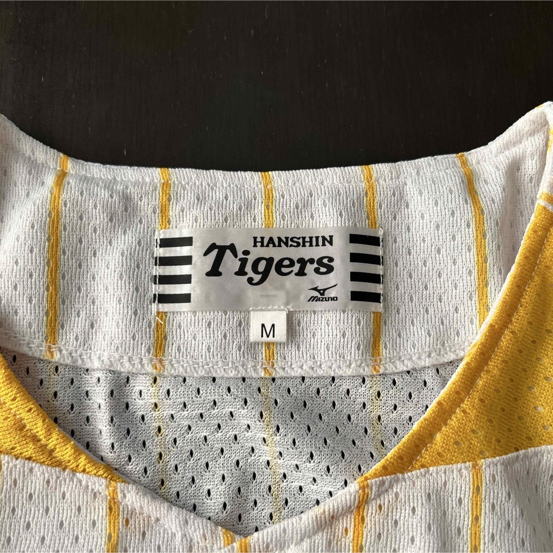 阪神タイガース 白黄色 ユニフォーム ミズノ Mサイズ②の通販 by 阪神タイガース 白黄色 ユニフォーム ミズノ Mサイズ②の通販 by