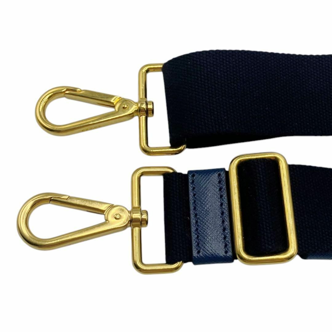 PRADA - ⭐️美品⭐️ プラダ キャンバス レザー ショルダー PRADA - ⭐️美品⭐️ プラダ キャンバス レザー ショルダー