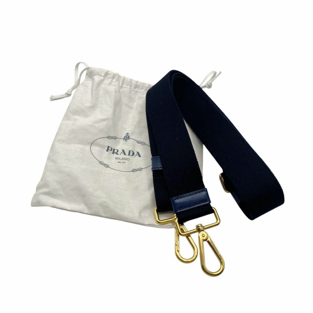 PRADA - ⭐️美品⭐️ プラダ キャンバス レザー ショルダー PRADA - ⭐️美品⭐️ プラダ キャンバス レザー ショルダー