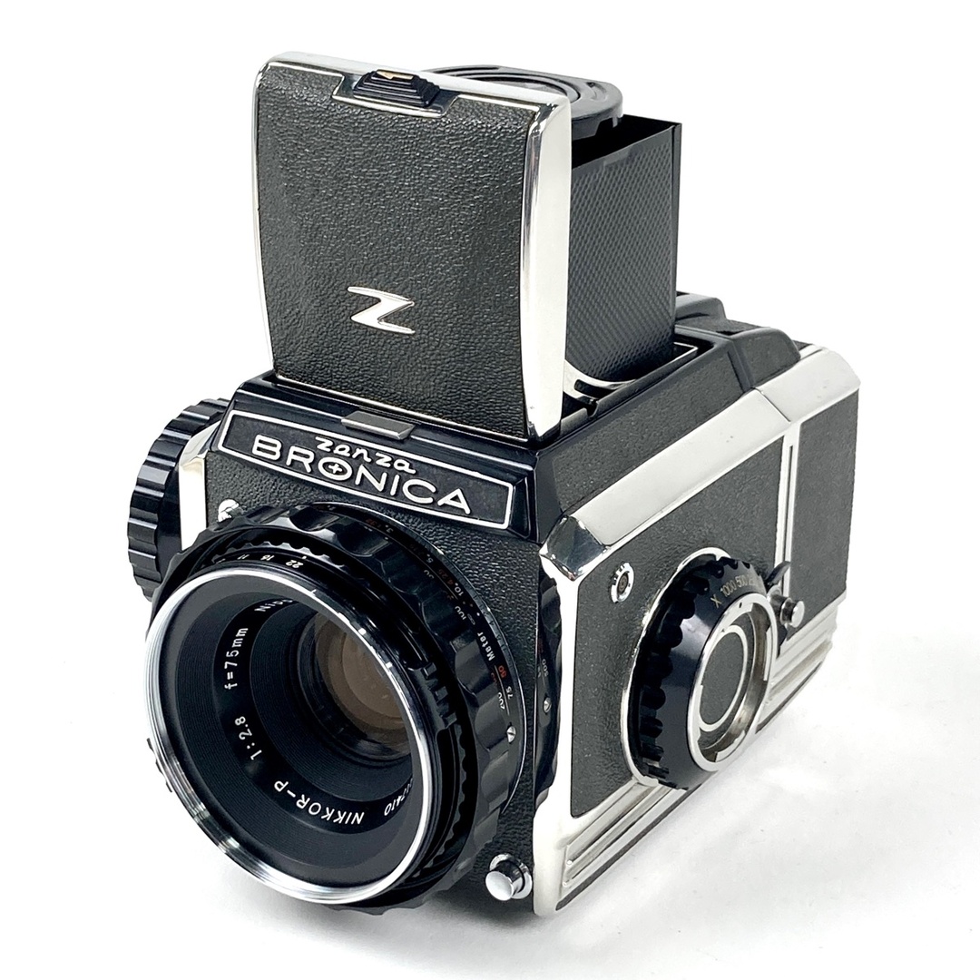 ゼンザブロニカ S2 前期 + NIKKOR-P 75mm F2.8[ジャンク品 ゼンザブロニカ S2 前期 + NIKKOR-P 75mm F2.8[ジャンク品