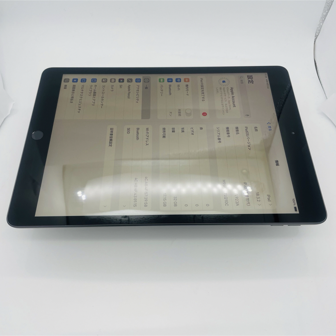Apple - B 電池100% iPad 8 第8世代 32 GB Wi-Fi 本体の通販 by Apple - B 電池100% iPad 8 第8世代 32 GB Wi-Fi 本体の通販 by