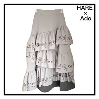 HARE - HARE Ado 限定コラボ レーザーカットティアードスカート HARE - HARE Ado 限定コラボ レーザーカットティアードスカート