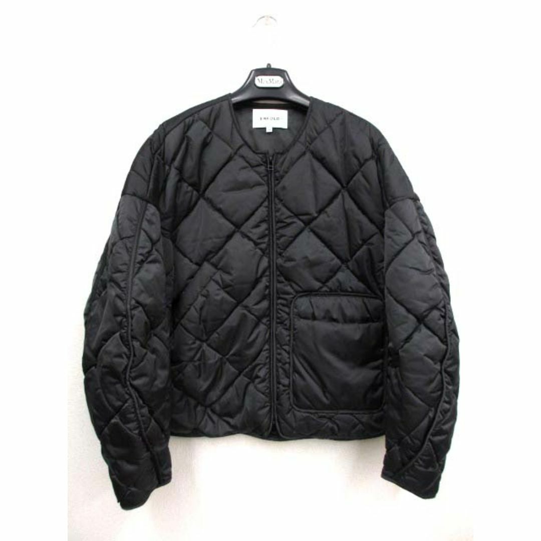 ENFOLD - 美品 エンフォルド 23AW SATIN QUILTED JACKET 38の ENFOLD - 美品 エンフォルド 23AW SATIN QUILTED JACKET 38の