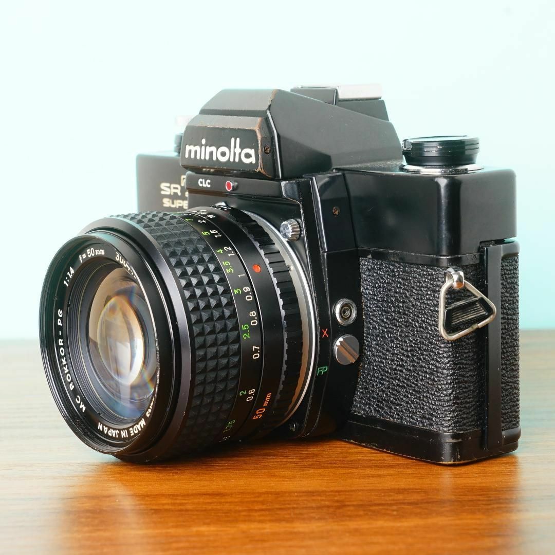 KONICA MINOLTA - 完動品◎ミノルタSRT SUPER ブラック 50mm f1 KONICA MINOLTA - 完動品◎ミノルタSRT SUPER ブラック 50mm f1