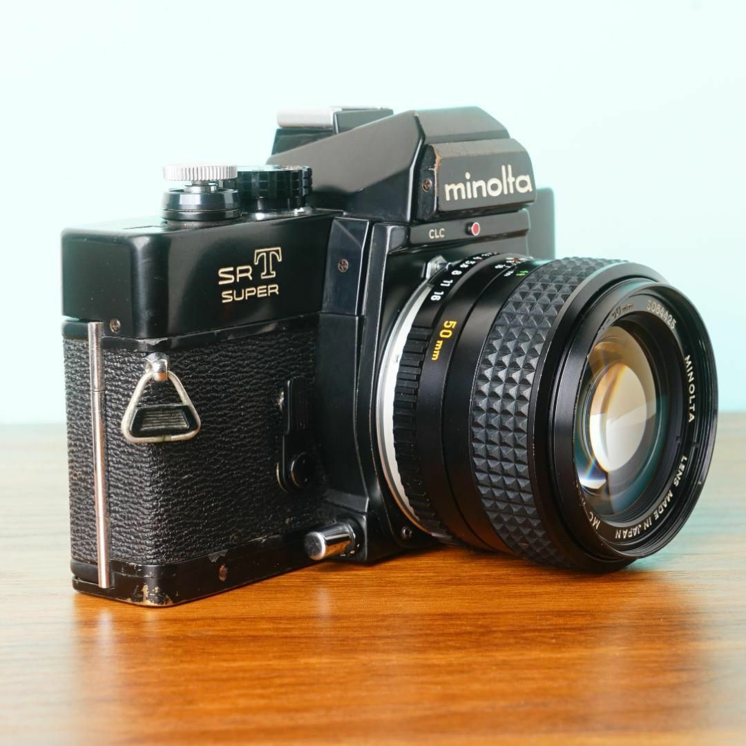 KONICA MINOLTA - 完動品◎ミノルタSRT SUPER ブラック 50mm f1 KONICA MINOLTA - 完動品◎ミノルタSRT SUPER ブラック 50mm f1