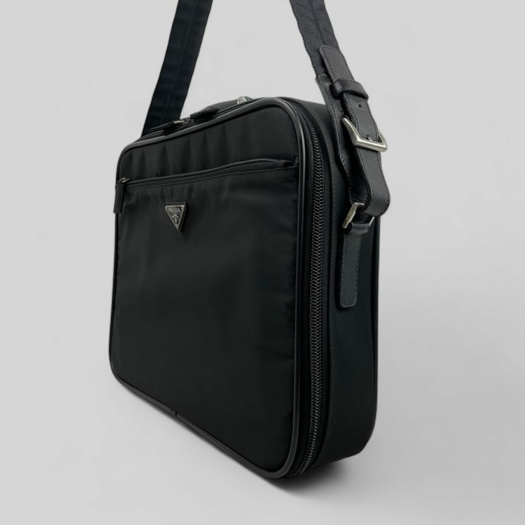 PRADA - □プラダ PRADA□ トライアングルロゴ PCケース 2WAY PRADA - □プラダ PRADA□ トライアングルロゴ PCケース 2WAY