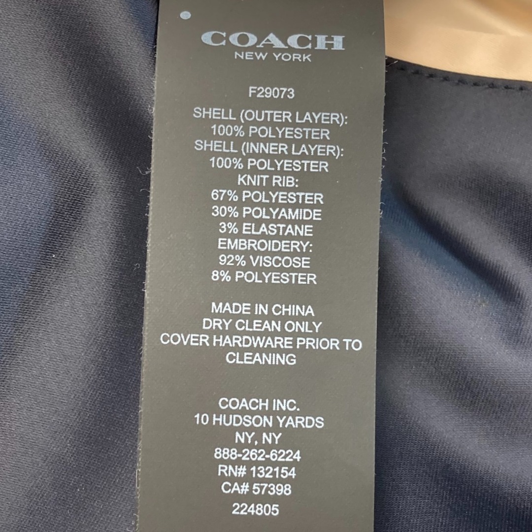 COACH - COACH コーチ スタジャン リバーシブル F29073 ネイビー COACH - COACH コーチ スタジャン リバーシブル F29073 ネイビー
