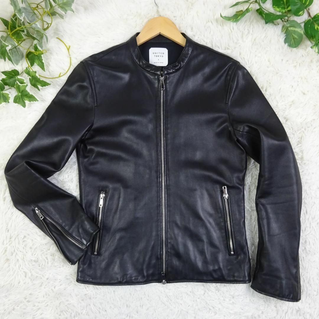 UNITED TOKYO - 美品 ユナイテッドトウキョウ ラムレザー 羊革 UNITED TOKYO - 美品 ユナイテッドトウキョウ ラムレザー 羊革