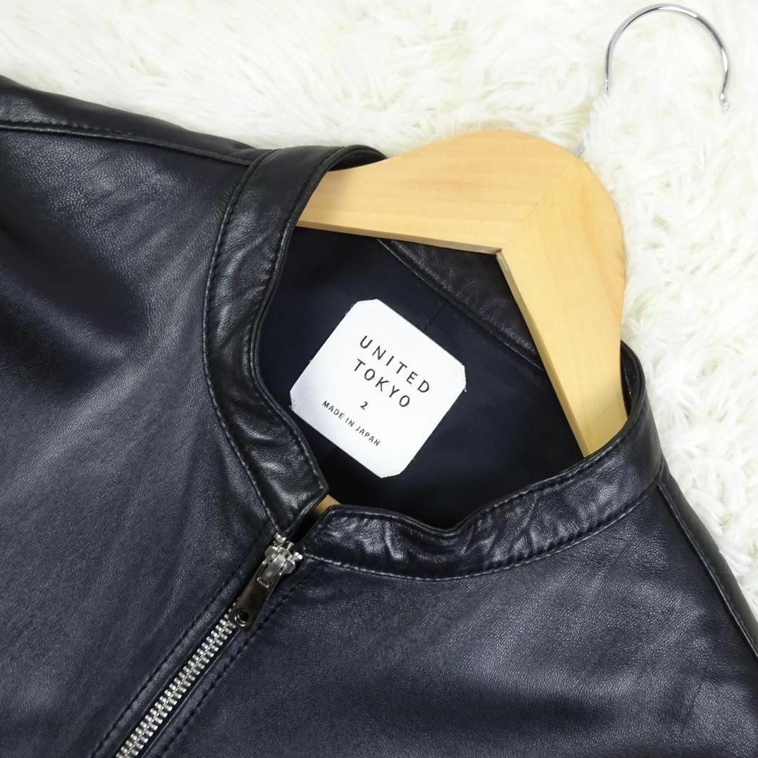 UNITED TOKYO - 美品 ユナイテッドトウキョウ ラムレザー 羊革 UNITED TOKYO - 美品 ユナイテッドトウキョウ ラムレザー 羊革