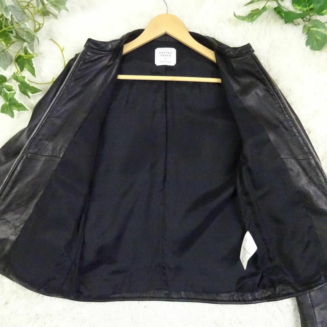 UNITED TOKYO - 美品 ユナイテッドトウキョウ ラムレザー 羊革 UNITED TOKYO - 美品 ユナイテッドトウキョウ ラムレザー 羊革