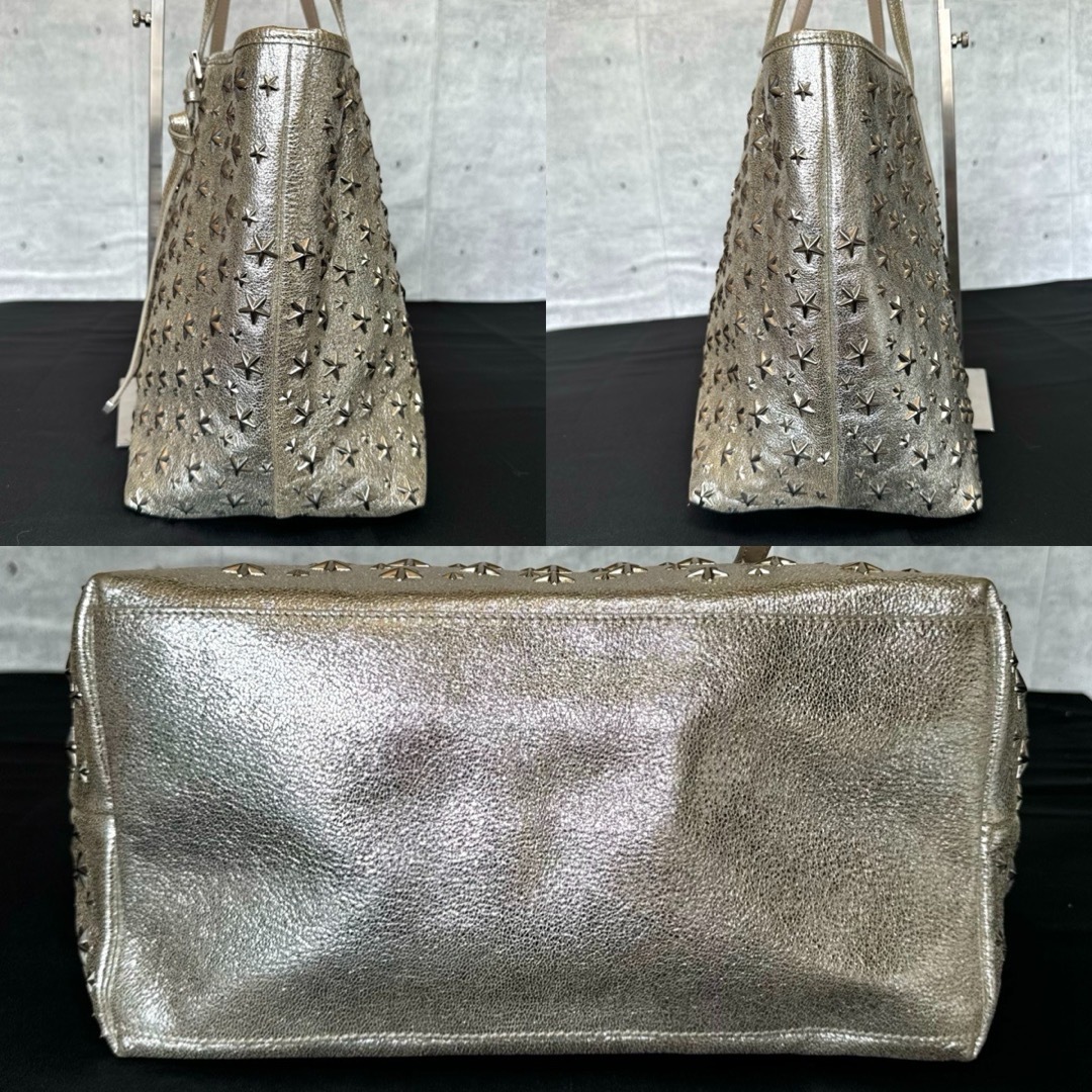 JIMMY CHOO - 【良品】JIMMY CHOO SASHA/M シルバー スタッズ JIMMY CHOO - 【良品】JIMMY CHOO SASHA/M シルバー スタッズ