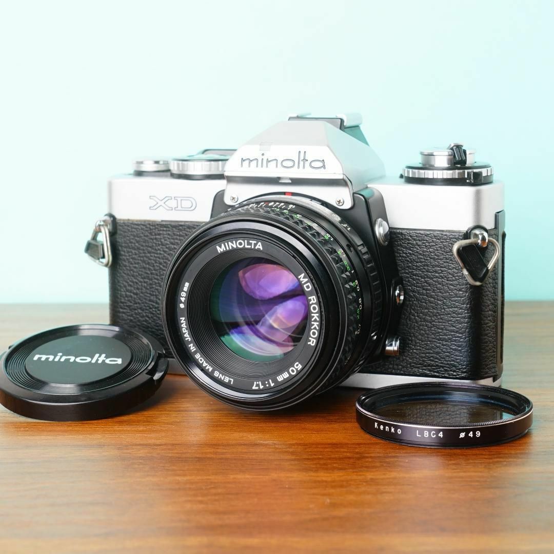KONICA MINOLTA - 完動品◎ミノルタ XD 50mm f1.7 フィルム KONICA MINOLTA - 完動品◎ミノルタ XD 50mm f1.7 フィルム