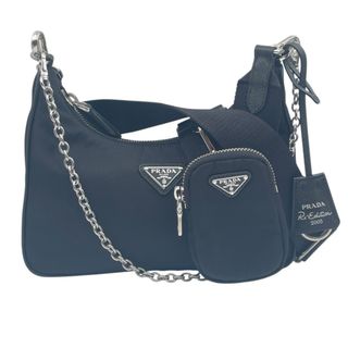 PRADA - j91【極美品】プラダ 三角ロゴ カーキ ナイロン レザー PRADA - j91【極美品】プラダ 三角ロゴ カーキ ナイロン レザー