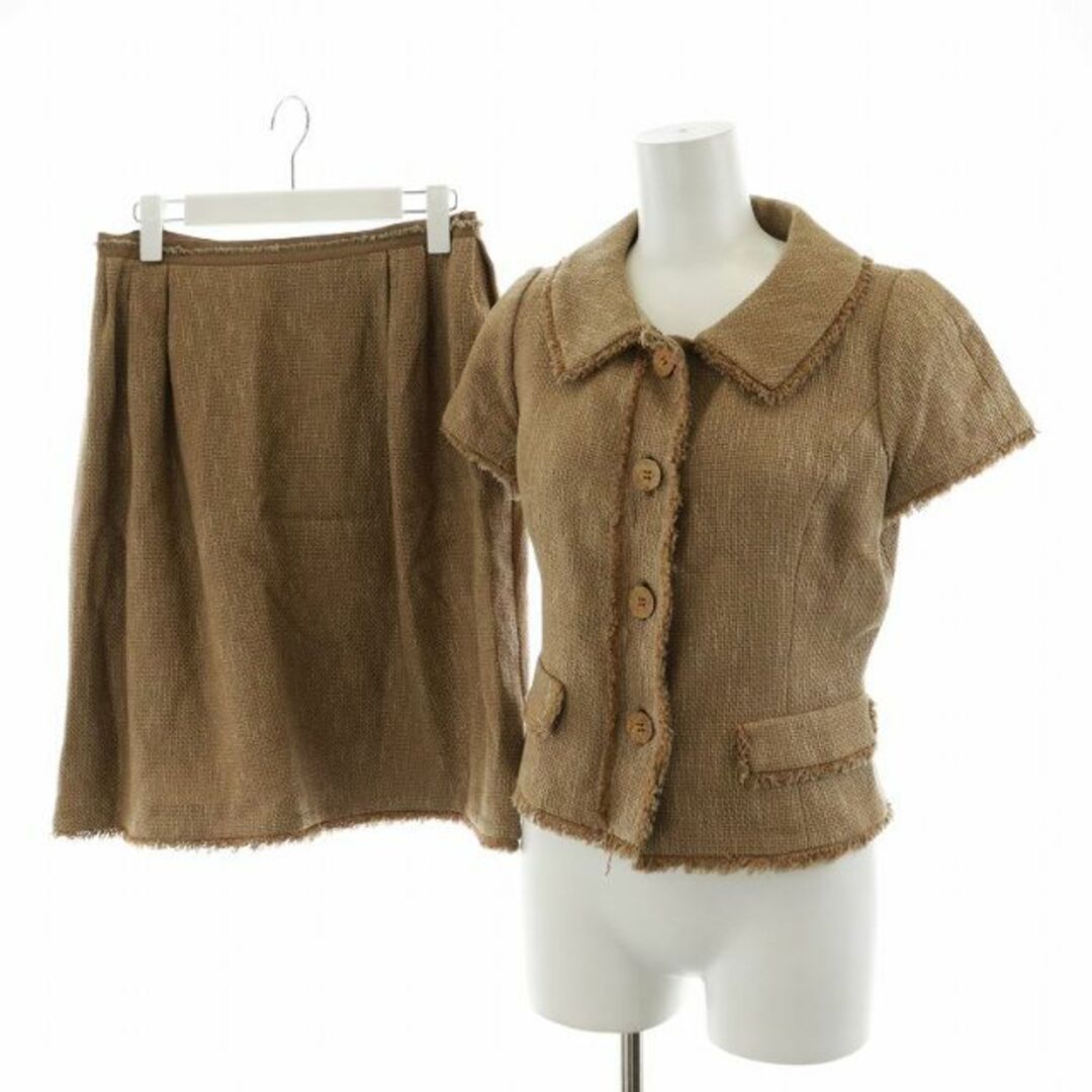 FOXEY - フォクシー セットアップ ジャケット スカート 半袖 40 FOXEY - フォクシー セットアップ ジャケット スカート 半袖 40