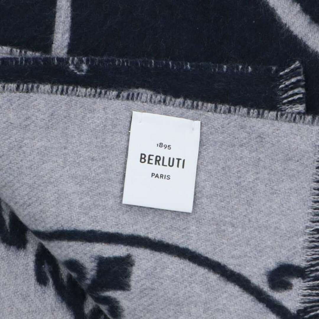 BERLUTI - ベルルッティ カリグラフィウールマフラー メンズの BERLUTI - ベルルッティ カリグラフィウールマフラー メンズの